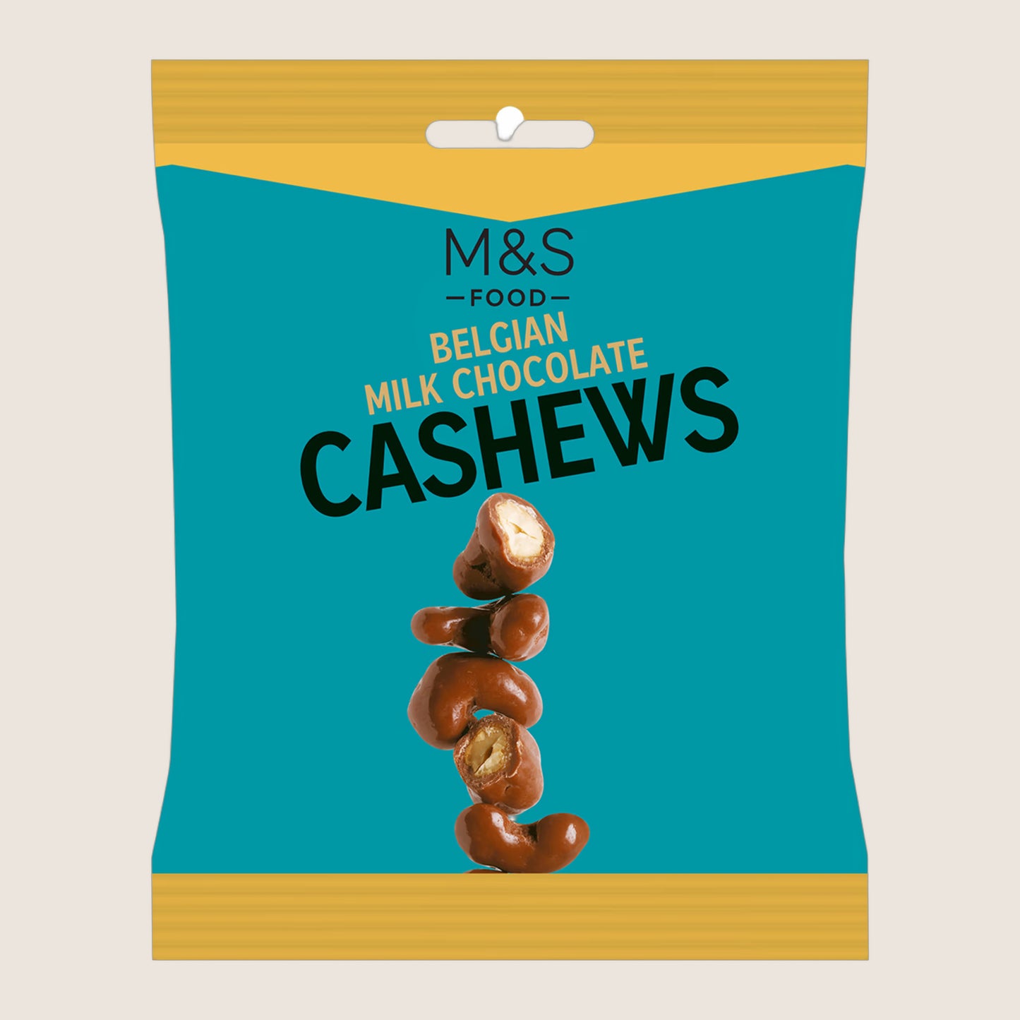 M&S Belgian Milk Chocolate Cashews 85 g