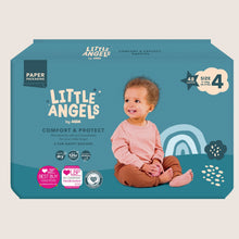 LITTLE ANGELS by ASDA Comfort & Protect Size 4 9 Size 4 48 Nappie 14kg
