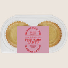 M&S 6 All Butter Sweet Pastry Tarts All Butter Recipe 144 g