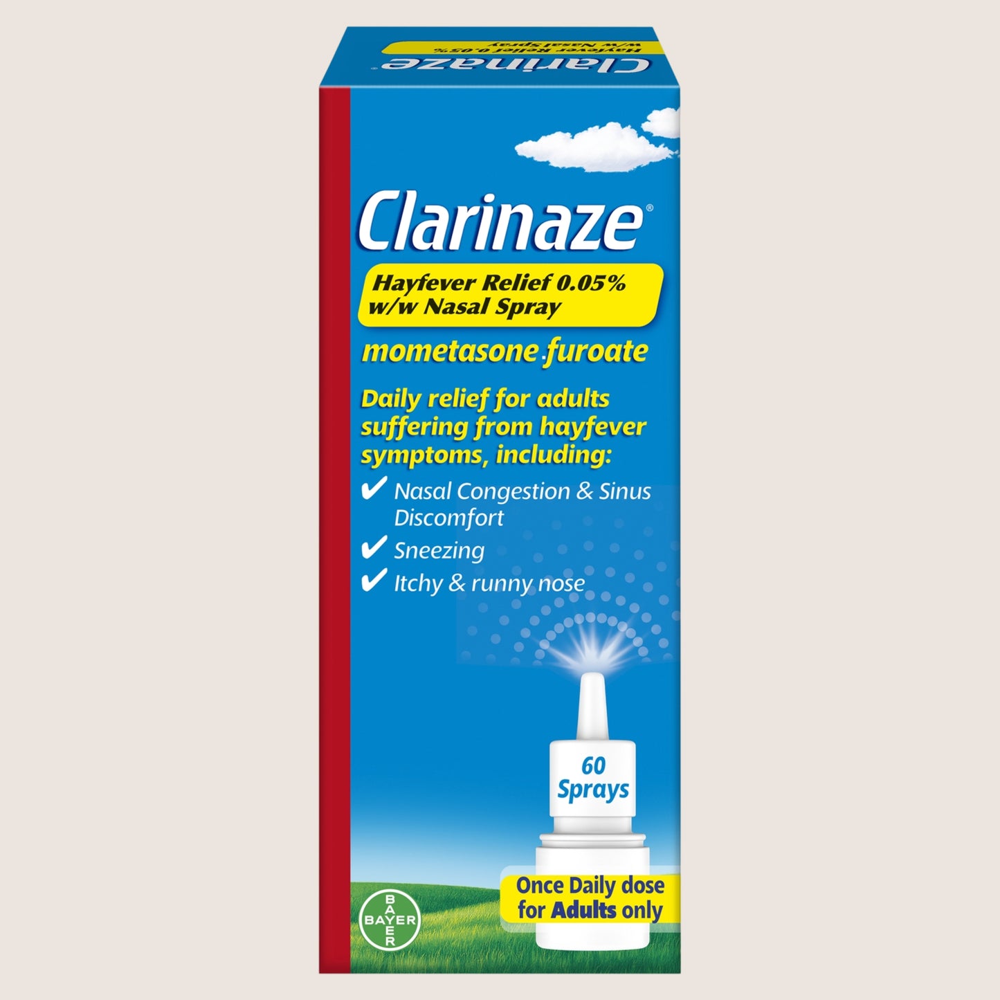 Clarinaze Hayfever Relief 0.05% w/w 60 Nasal Spray
