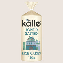 Kallo Lightly Salted Wholegrain Rice Cakes Free From Artificial Additives 130g