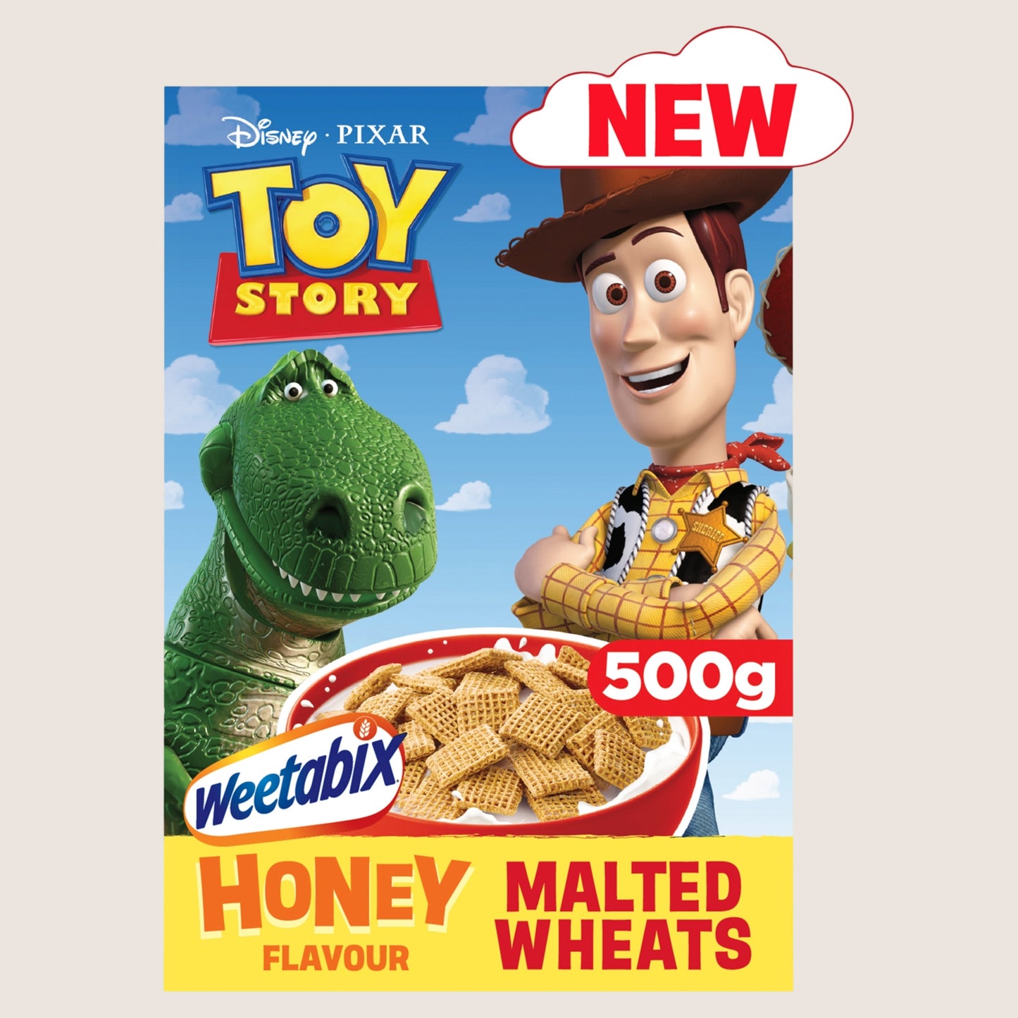 Weetabix Disney Pixar Toy Story Honey Flavour Malted Wheats Wholegrain 500g