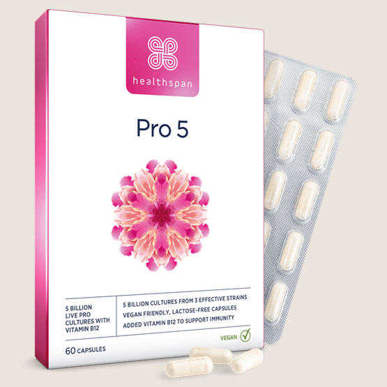 Healthspan Probiotic 5 Billion Vegan Friendly 60 capsules