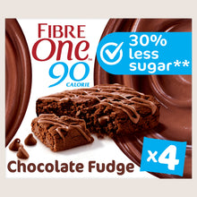 Fibre One 90 Calorie Chocolate Fudge Brownies Chocolate 4 x 24g