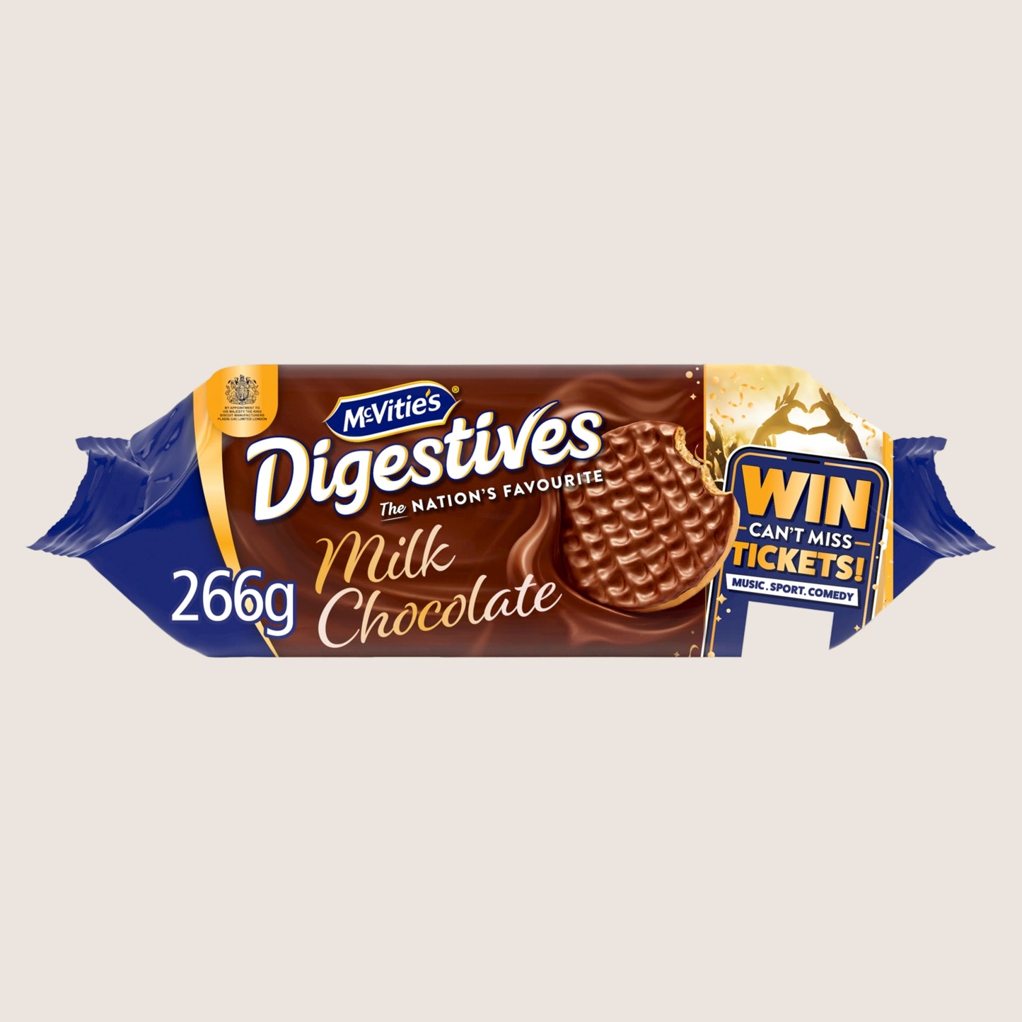 McVitie's Milk Chocolate Digestive Biscuits Milk Chocolate 266g