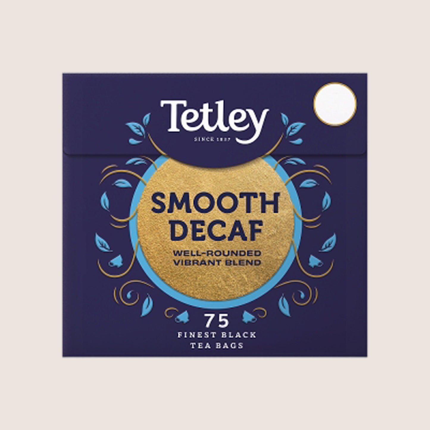 Tetley 75 Smooth Decaf Finest Black Tea Bags Decaffeinated 237g