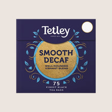 Tetley 75 Smooth Decaf Finest Black Tea Bags Decaffeinated 237g