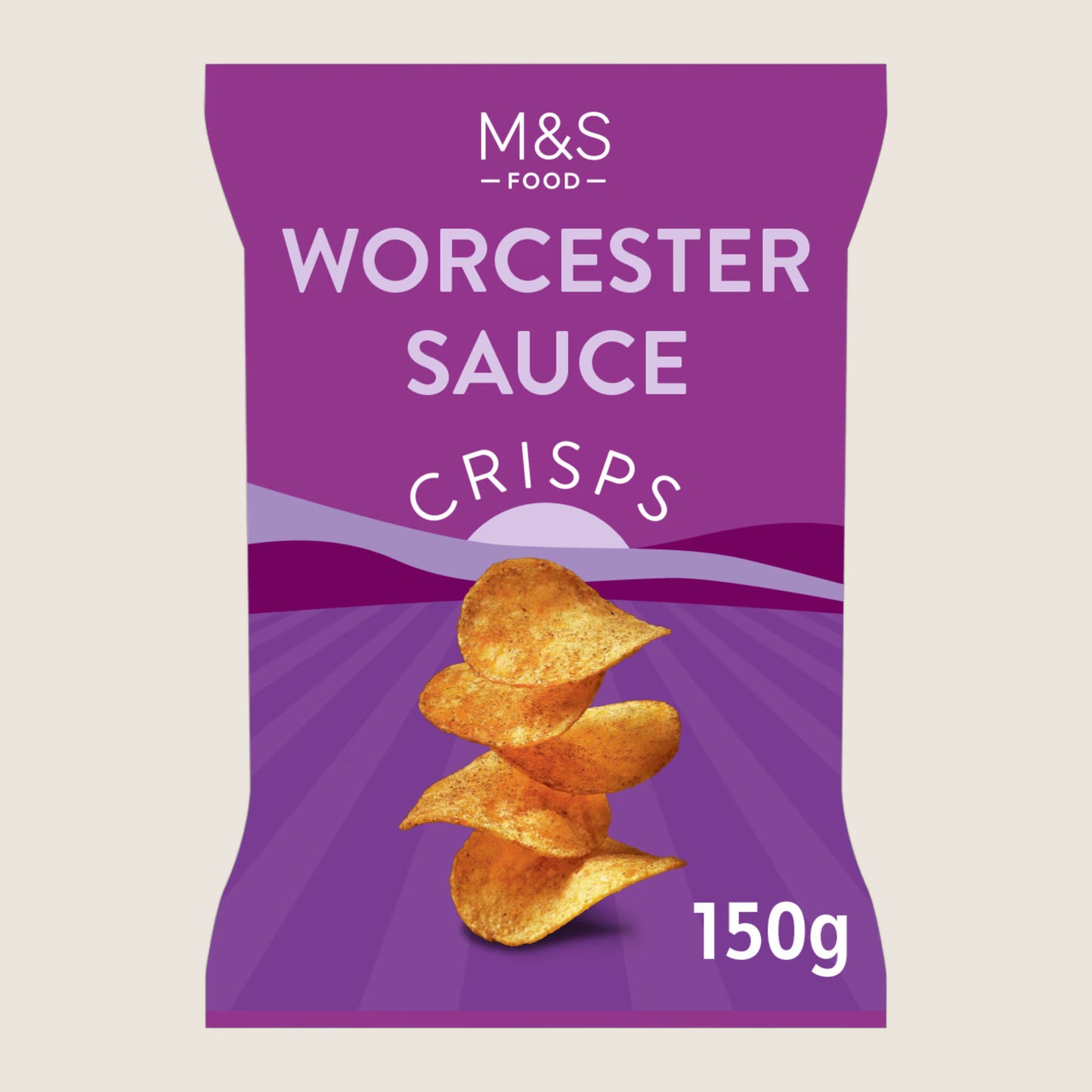 M&S Worcester Sauce Crisps 150 g