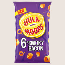 Hula Hoops Smoky Bacon Crisps No Artificial Additives 6 Pack