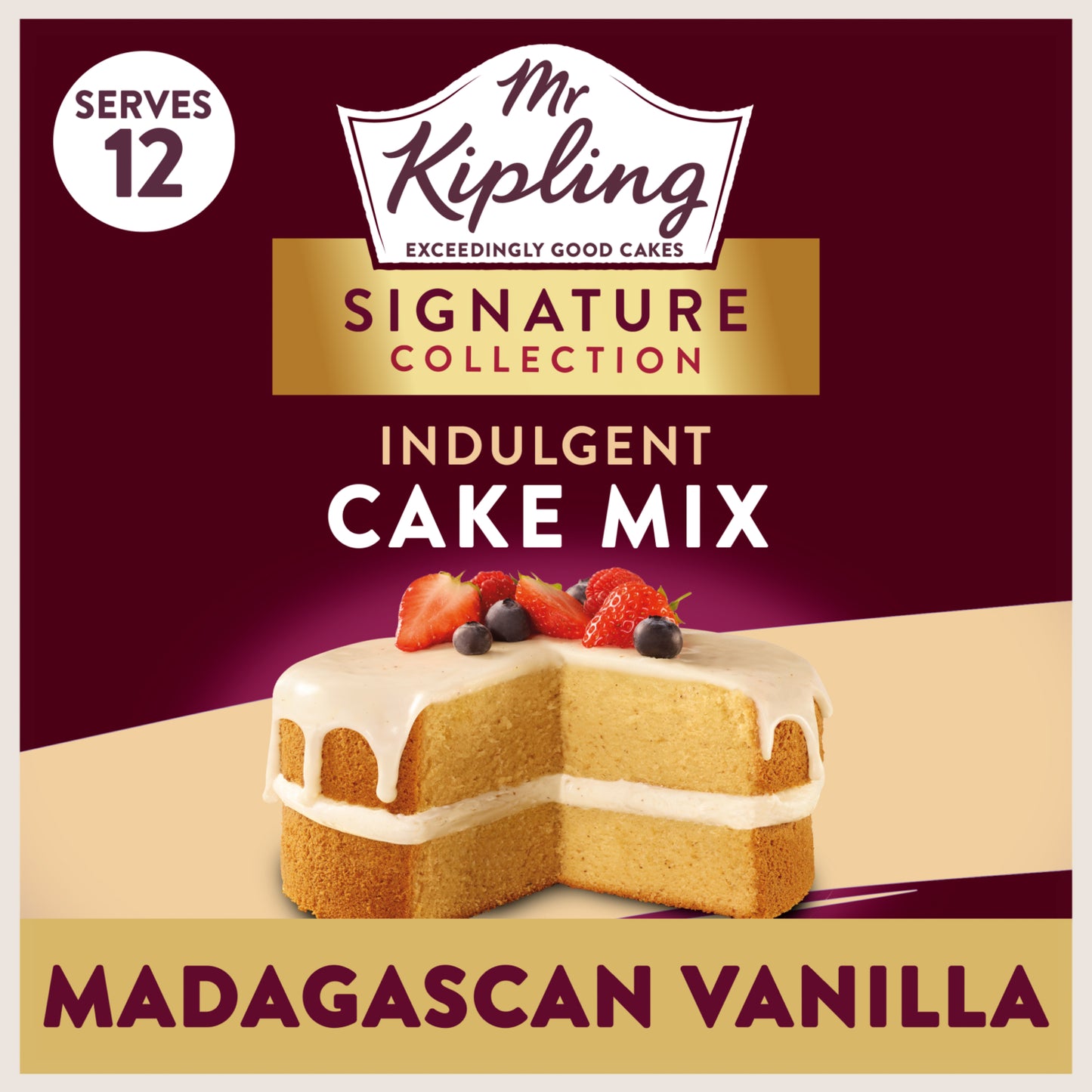 Mr Kipling Signature Baking Madagascan Vanilla Cake Mix No Artificial Additives 425g