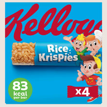 Kellogg's Rice Krispies Breakfast Cereal Bars Vitamin Fortified 4x20g