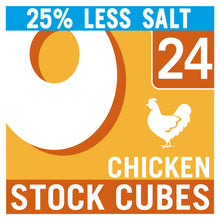 Oxo Oxo 24 Reduced Salt Chicken Stock Cubes Low Salt 142g