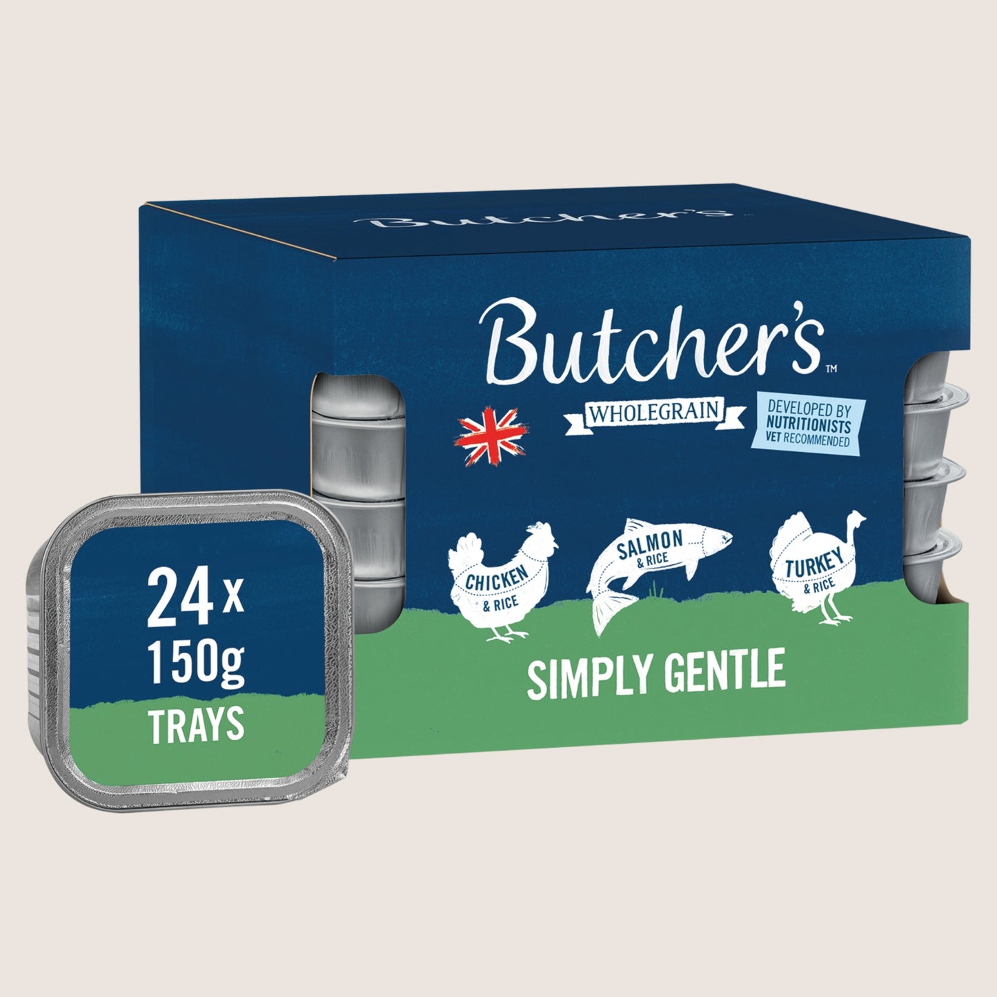 Butcher's Simple Gentle Nourishing Food for Dogs Nutritionally Complete 24 x 150g