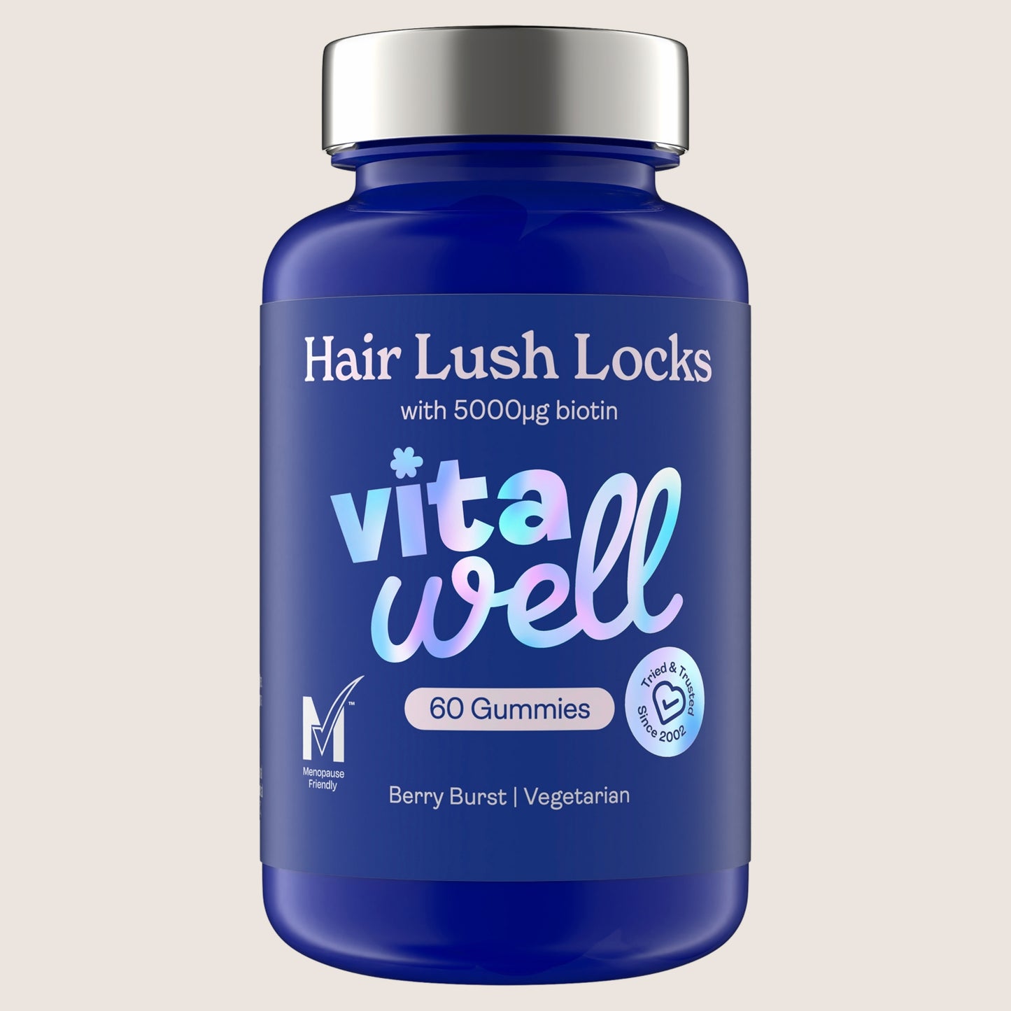 Vitawell 60 Hair Lush Locks Berry Burst Gummies