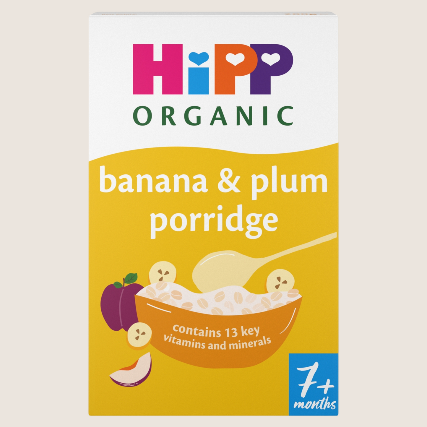 Hipp Banana & Plum Porridge Baby Cereal 7+ Months Gentle Formula 200g