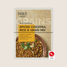 M&S Microwave Spiced Chickpea, Rice And Grain Mix 250 g