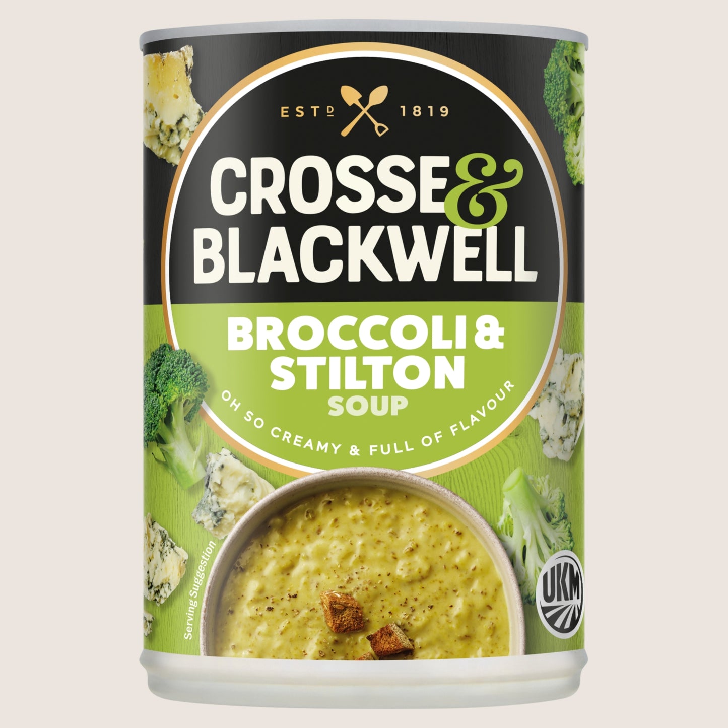 Crosse & Blackwell Broccoli & Stilton Soup No Artificial Additives 400g
