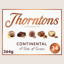 Thorntons Continental Collection Milk, Dark & White Chocolate Gift Box 264g