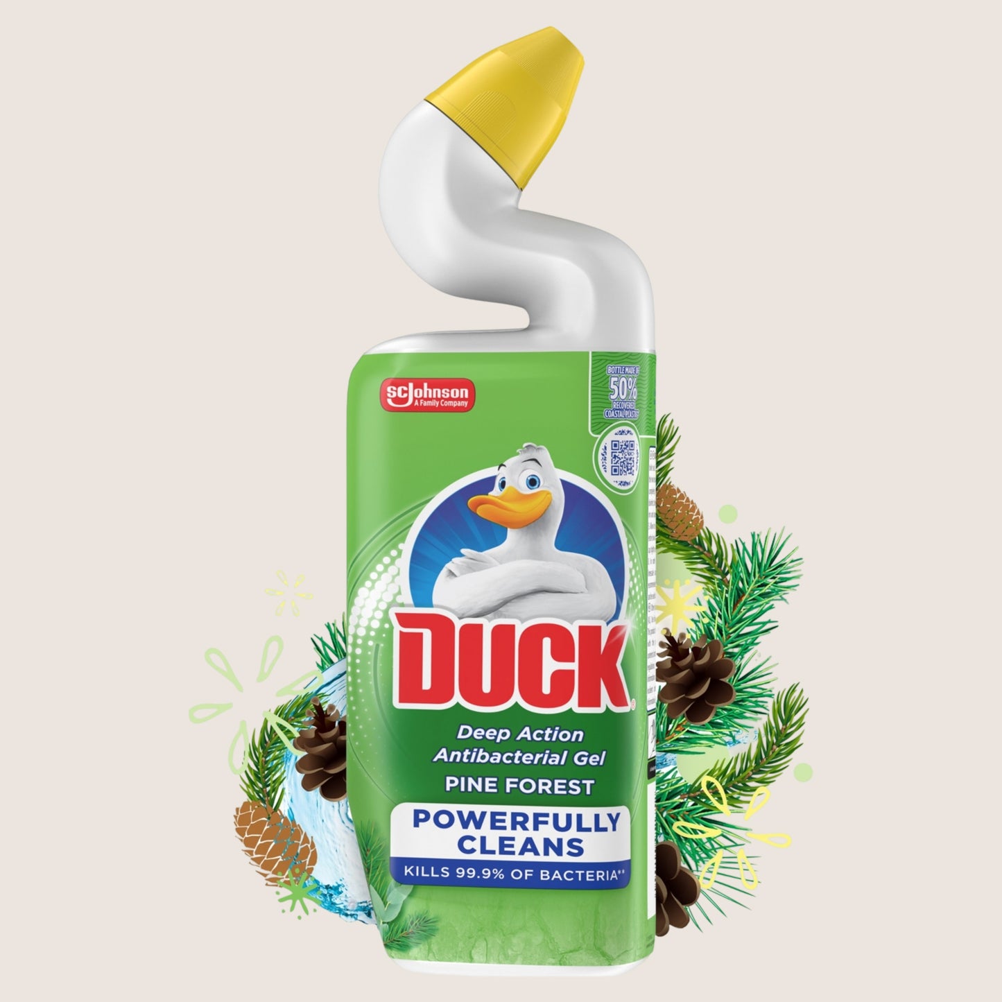 Duck Deep Action Toilet Cleaner Liquid Pine 750ml