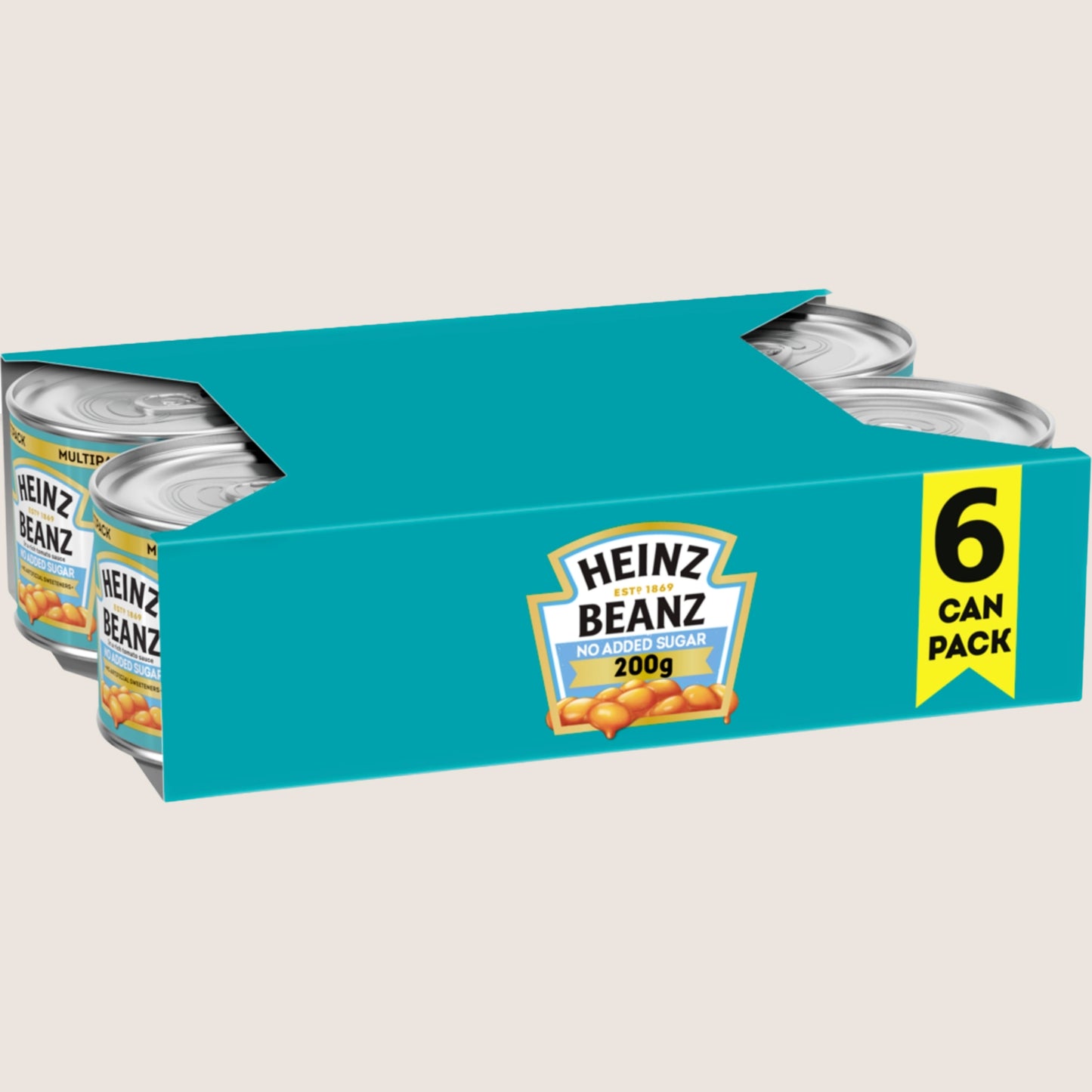 Heinz Beanz in a Rich Tomato Sauce No Added Sugar 6 x 200g