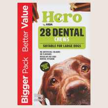 Hero by ASDA Hero 28 Dental Chews No Artificial Additives 4 x 270g