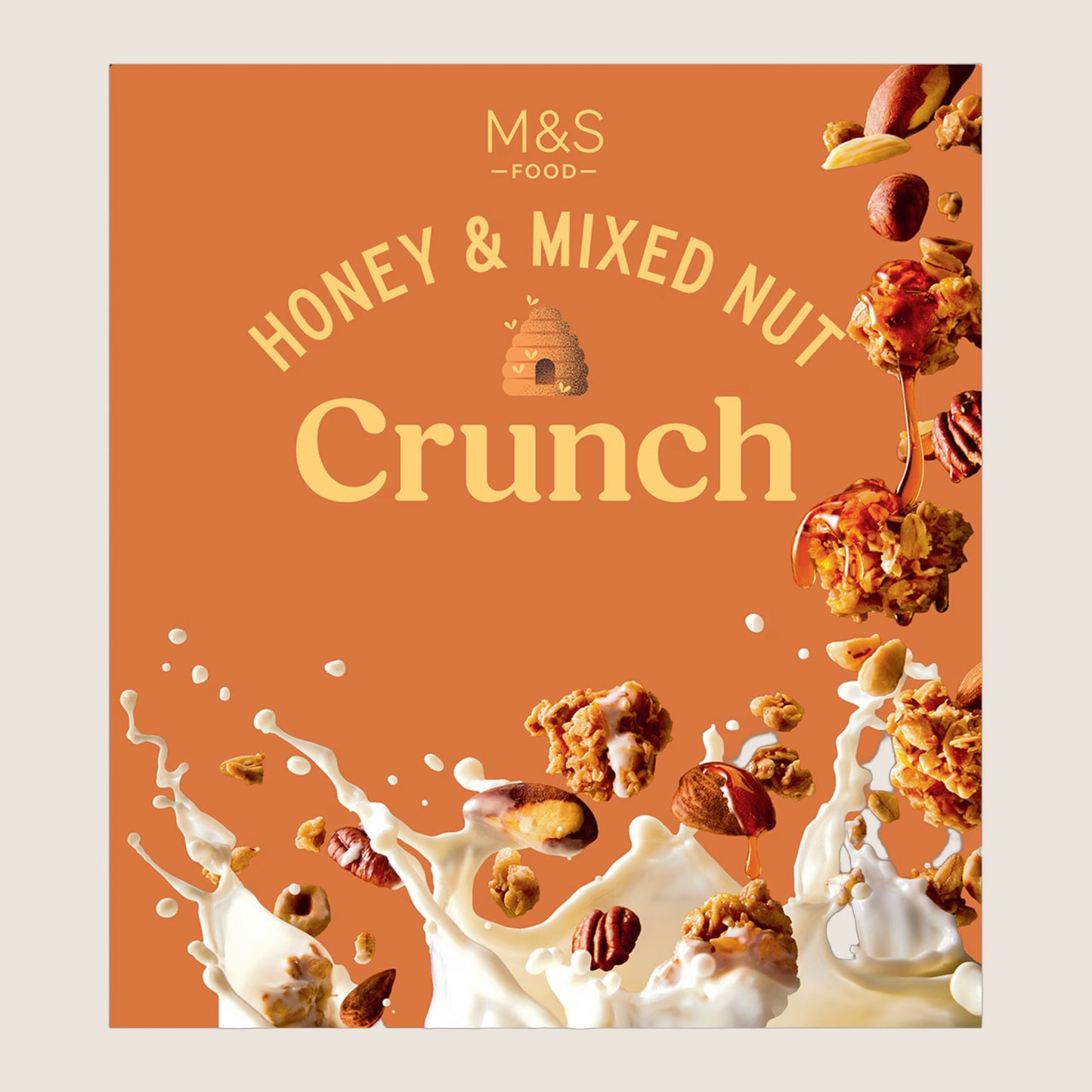 M&S Honey And Mixed Nut Crunch 500 g