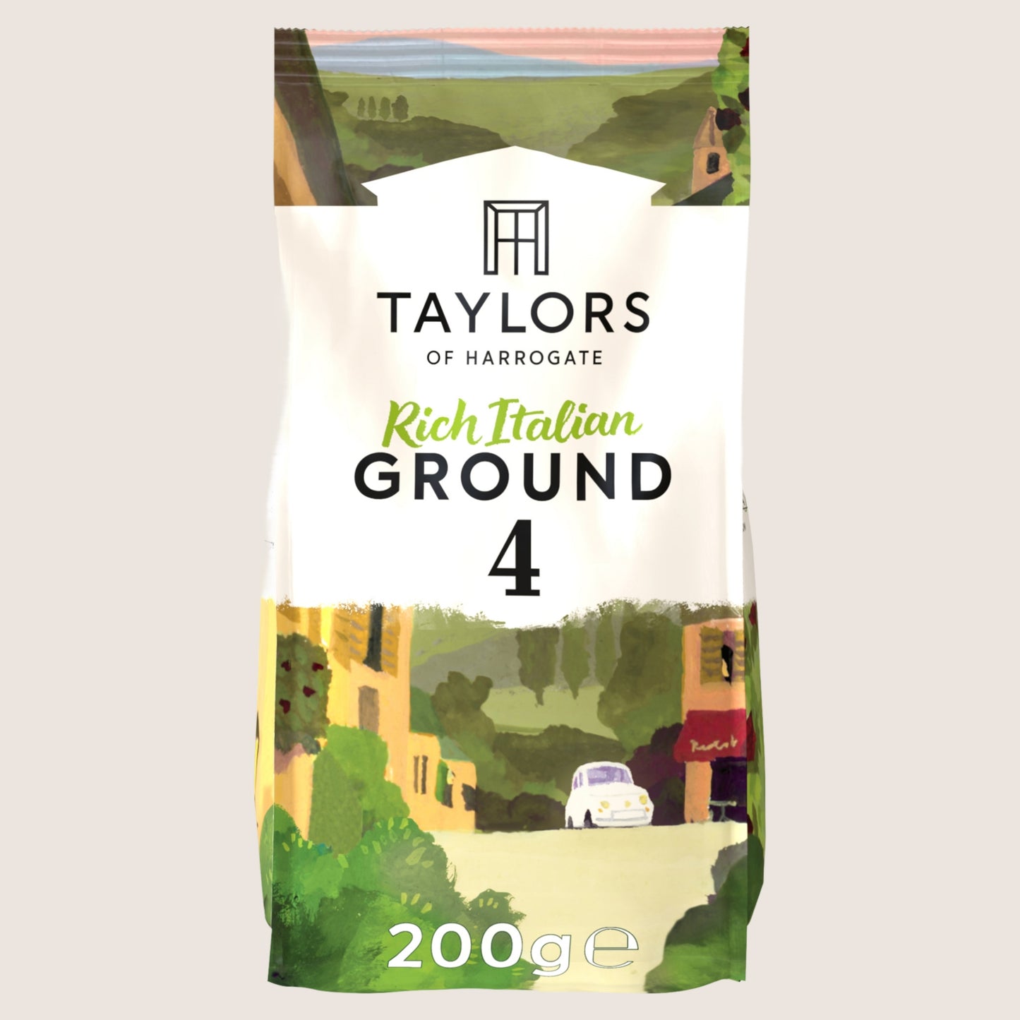 Taylors of Harrogate Rich Italian Ground Roast Coffee No Artificial Additives 200g