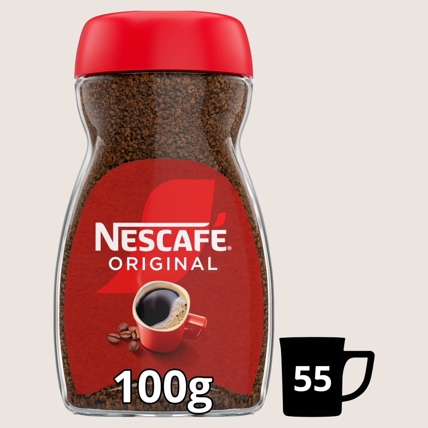 Nescafé Original Instant Coffee No Artificial Additives 100g