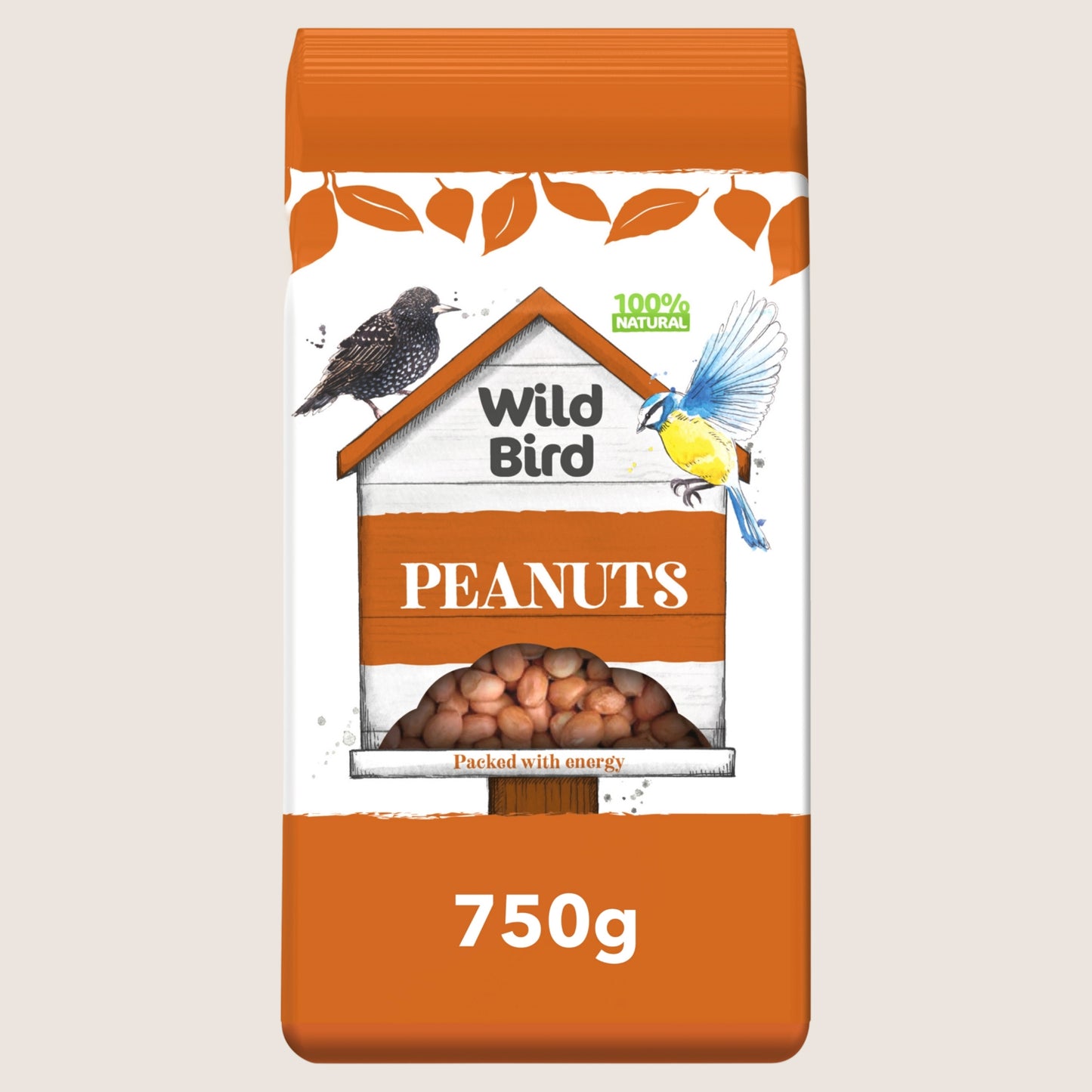 Wild Bird Peanuts Nutritionally Complete 750g
