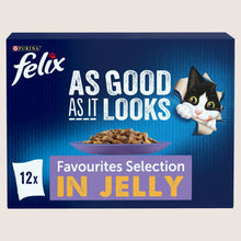 Felix As Good as It Looks Favourites Selection in Jelly With Omega Oils 12 x 85g