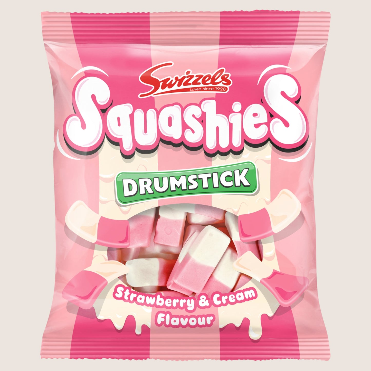 Swizzels Squashies Strawberry & Cream 140g