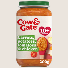Cow & Gate Carrot Chicken Tomato & Potato Baby Food Meal Jar, 10+ Months Gentle Formula 200g