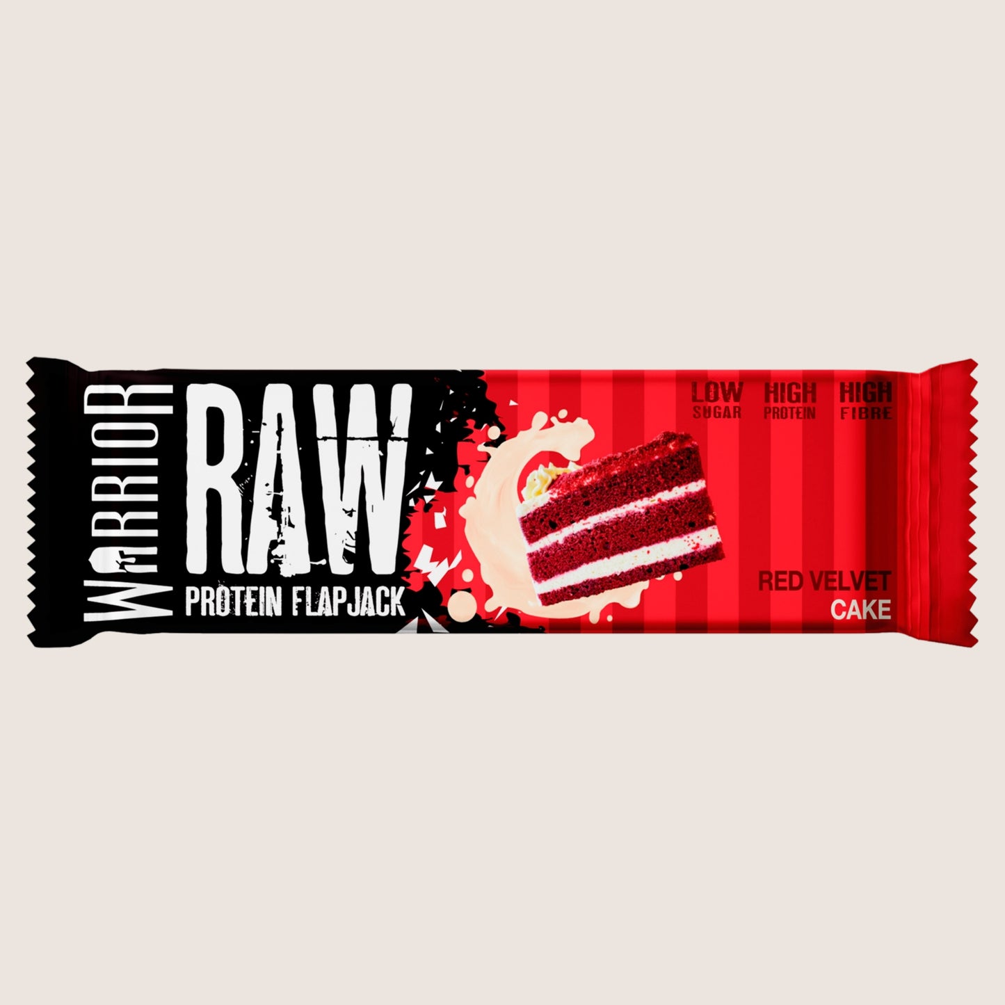 Warrior Raw Protein Flapjack Red Velvet Cake Protein 75g