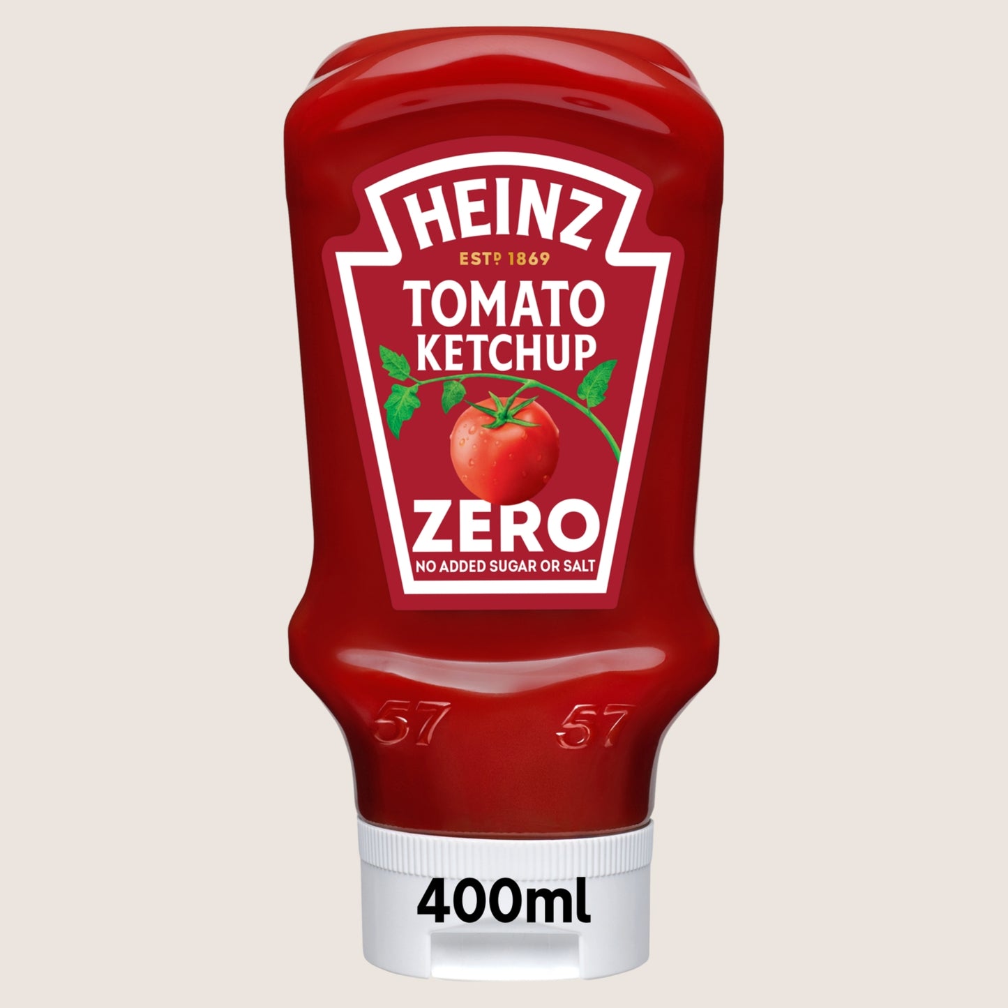 Heinz Tomato Ketchup Zero Added Sugar & Salt No Added Sugar 400ml