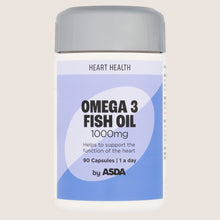 ASDA Heart Health Omega 3 Fish Oil 1000mg 90 Capsules