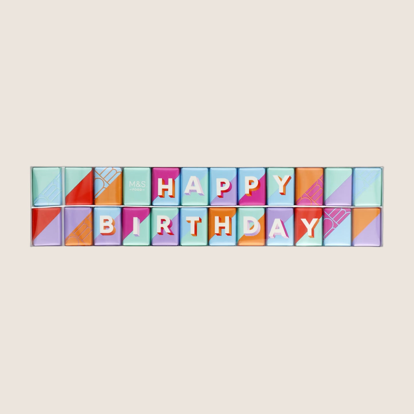 M&S Swiss Neapolitan Mini Bars – Thank You And Happy Birthday 165 g