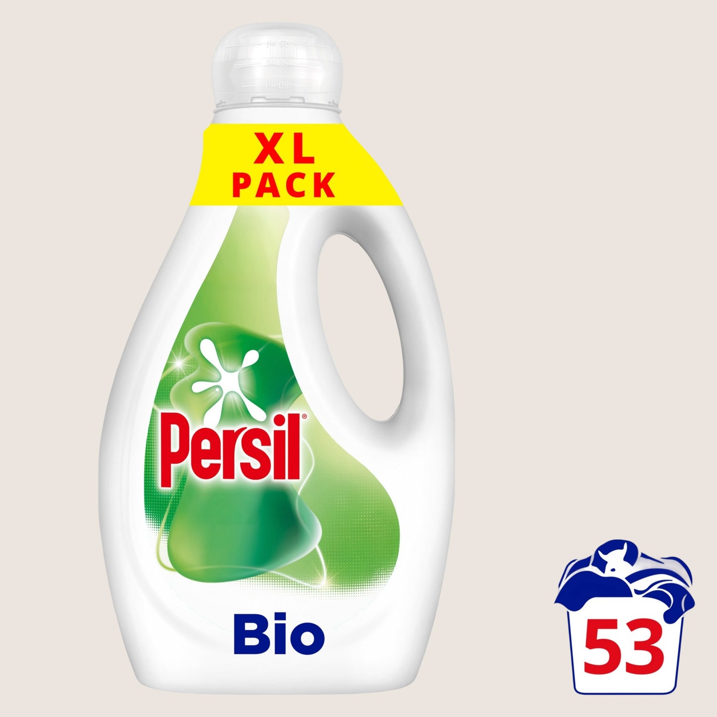 Persil Bio Laundry Washing Liquid Detergent () 53 Washes 1.431 L