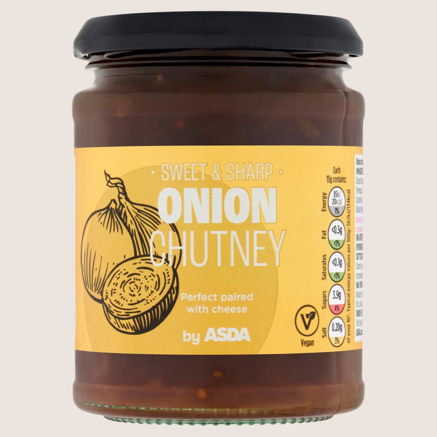 ASDA Onion Chutney No Artificial Additives 280g