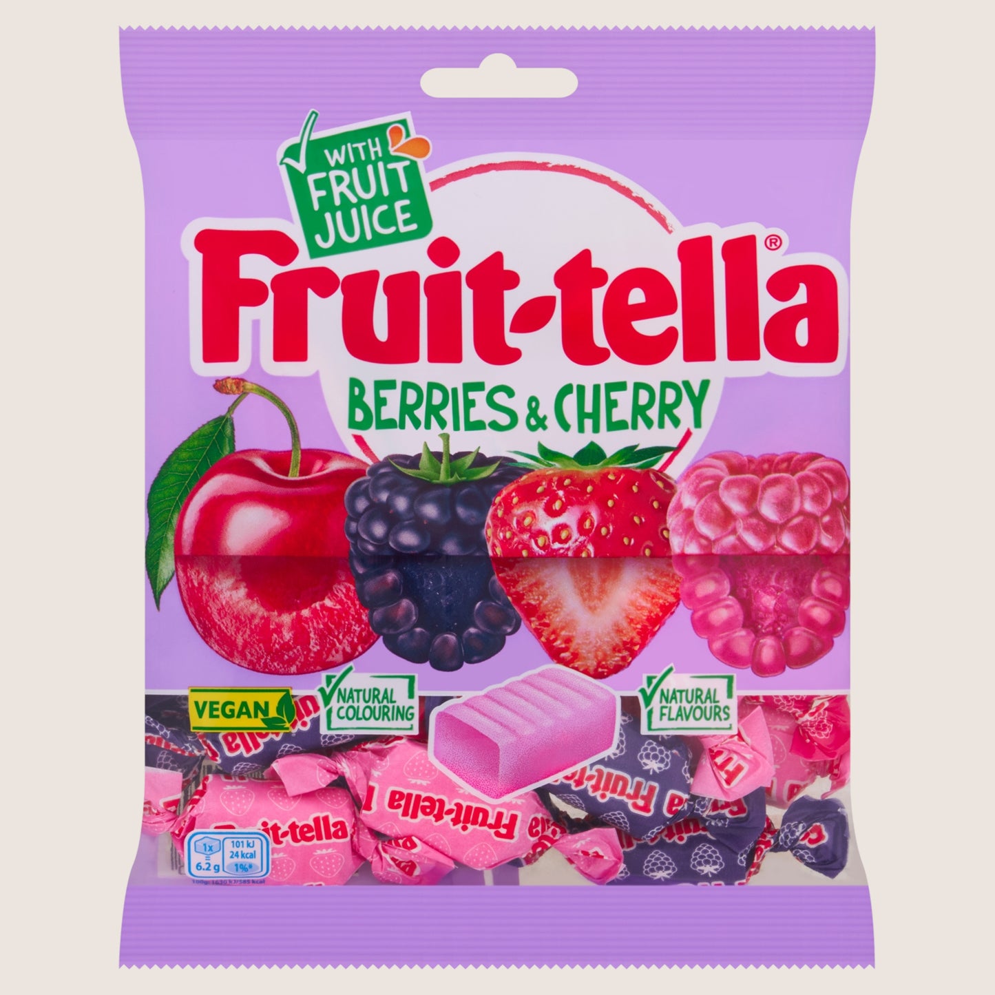 Fruit-tella Berries & Cherry 135g