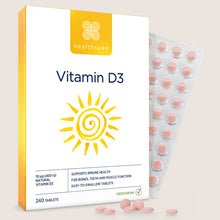 Healthspan Vitamin D3 10µg 240 tablets