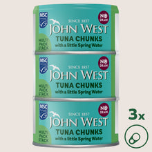John West No Drain Tuna Chunks with a Little Spring Water MSC High in Protein 3x100g