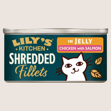 Lily's Kitchen Shredded Fillets in Jelly Chicken with Salmon for Adult Cats Complete Nutrition 70g