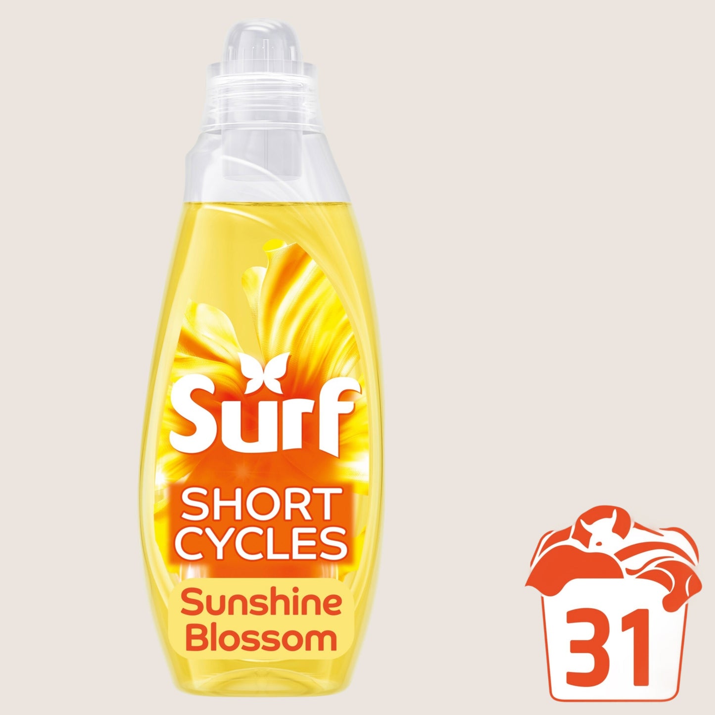 Surf Magnifi-Scent Wash Sunshine Blossom Laundry Liquid () 31 Washes 837 ml