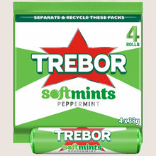 Trebor Softmints Peppermint Mints Rolls 4 Pack 4 x 38g
