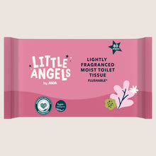 LITTLE ANGELS by ASDA 80 Lightly Fragranced Moist Toilet Tissue Wipes Gentle Formula
