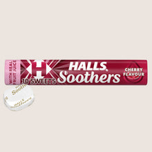 Halls Soothers Cherry Lozenges Roll