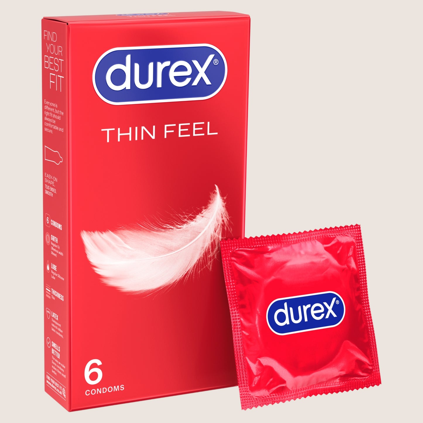 Durex Thin Feel 6 Condoms