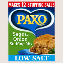 Paxo Sage & Onion Low Salt Stuffing Mix Low Salt 170g