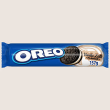 Oreo OREO Vanilla Latte Flavour Sandwich Biscuits Free From Artificial Additives 157g