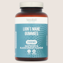Verywell Being Cognition Raspberry & Blackcurrant Flavour 2000mg 1 a Day Lion's Mane 30 Gummies